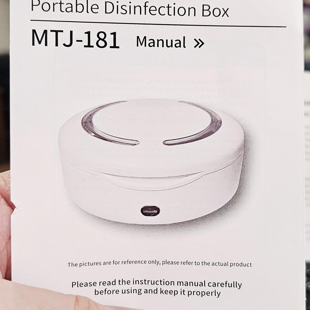 Source Unknown White Portable Disinfection Box MTJ-181